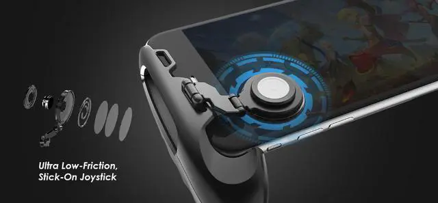 Alt view image 5 of 7 - GameSir F1 MOBA Controller for Android & iPhone Mobile Legends/Vainglory etc Gamepad Grip Extended Handle