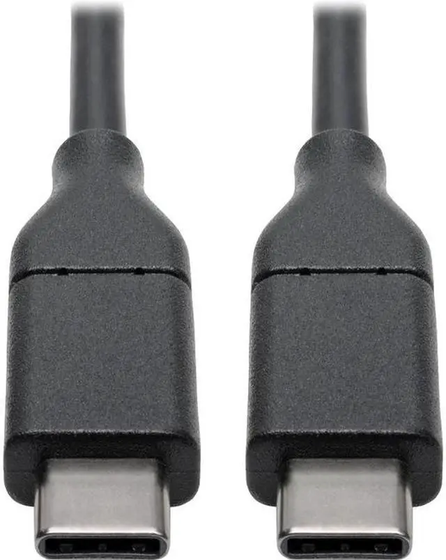 Alt view image 6 of 6 - Tripp Lite USB 2.0 USB-C Hi-Speed Cable w/ 5A Rating 20V M/M USB Type-C 3 ft. (U040-003-C-5A)