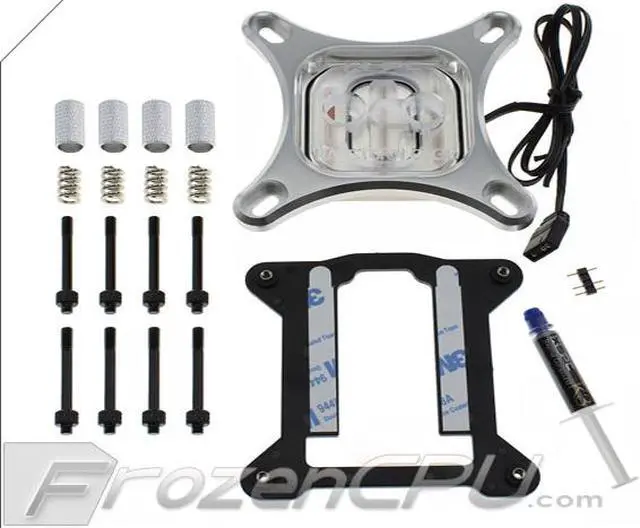 Alt view image 2 of 3 - XSPC RayStorm EDGE aRGB CPU Waterblock INTEL - Silver