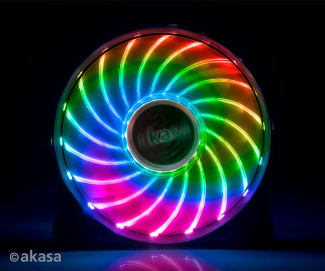 Main image of Akasa Vegas X7 120 x 120 x 25mm Motherboard Control LED Fan