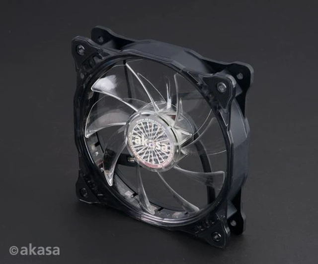 Alt view image 2 of 2 - Akasa Vegas X7 120 x 120 x 25mm Motherboard Control LED Fan