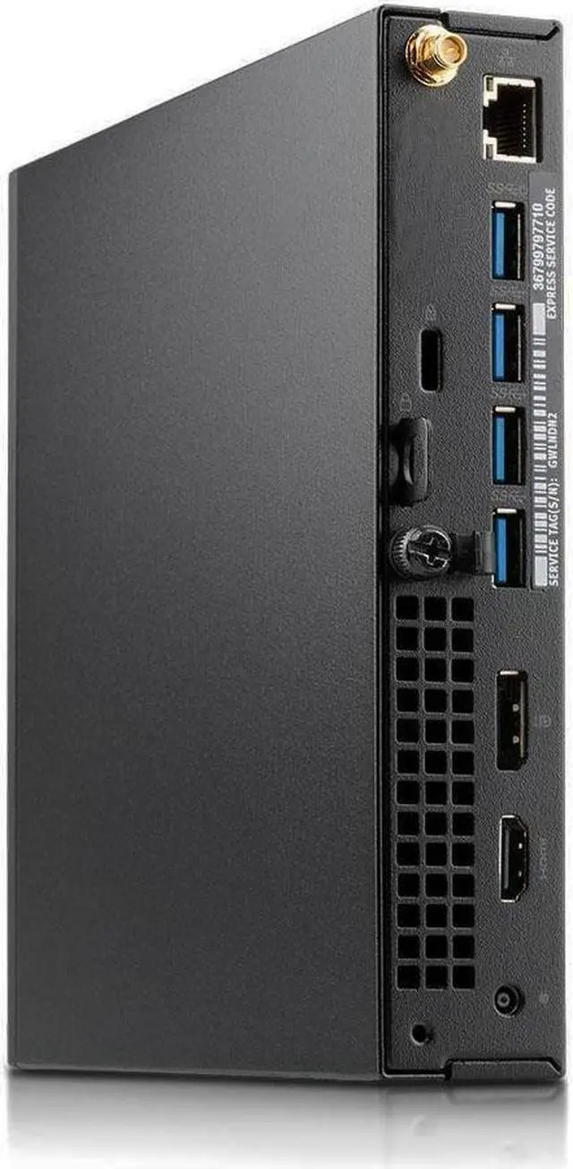 Alt view image 2 of 5 - Dell Optiplex 7050 Micro Form Factor Desktop, Intel i5 7500T 2.7Ghz, 16GB DDR4, 1TB M.2 SSD, Wi-Fi, HDMI, Windows 10