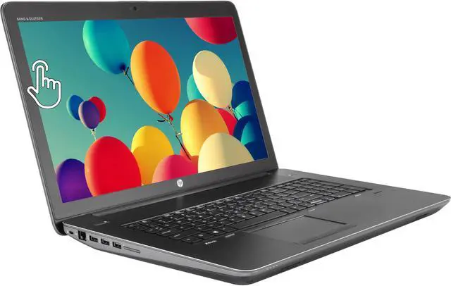 Alt view image 3 of 6 - HP ZBook 17 G3 Touchscreen Workstation, i7 6820HQ 2.7Ghz, 16GB DDR4, 1TB SSD, Quadro M3000M, Full HD 1080p, Webcam, Windows 10 Pro