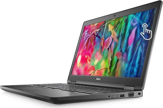 Alt view image 3 of 6 - Dell Latitude 5580 15.6" Touchscreen Laptop, Intel i5 6300U 2.4Ghz, 16GB DDR4, 1TB NVMe SSD, 1080p FHD, HDMI, USB-C, Webcam, Windows 10 Home