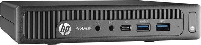 Refurbished: HP ProDesk 600 G2 Desktop Mini PC, Intel Core i5 6500T 2.5Ghz,  16GB DDR4 RAM, 256GB NVMe PCIe M.2 SSD, USB Type C, Windows 10 - Newegg.com