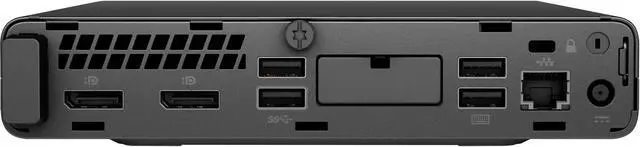 Alt view image 4 of 4 - HP EliteDesk 800 G4 Desktop Mini PC, Intel Six Core i5 8600 3.1Ghz, 16GB DDR4 RAM, 256GB NVMe M.2 SSD, WiFi, USB Type C, Windows 10 Pro