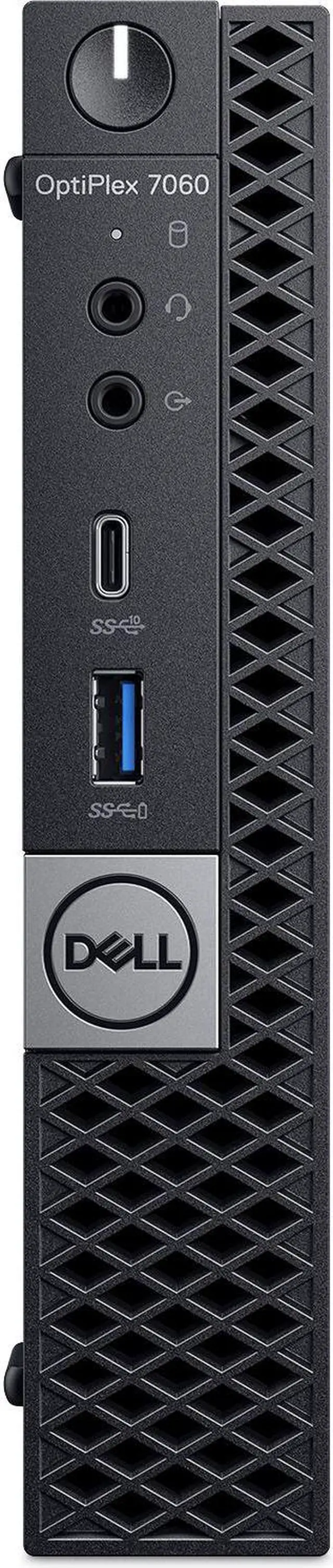 Alt view image 4 of 4 - Dell Optiplex 7060 Micro Form Factor Desktop, Intel 6 Core i7 8700 3.2Ghz, 16GB DDR4, 1TB NVMe M.2 SSD, USB Type C, Windows 10 Pro