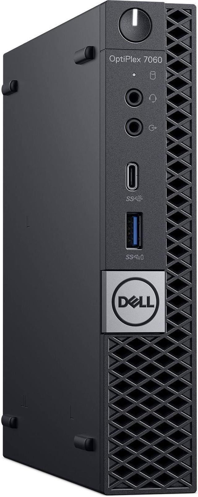 Refurbished: Dell Optiplex 7060 Micro Form Factor Desktop, Intel 6