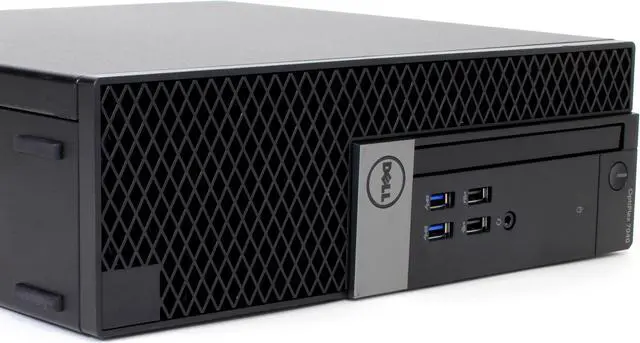 Alt view image 3 of 4 - Dell Optiplex 7040 Small Form Desktop, Intel Quad Core i5 6500 3.2Ghz, 32GB DDR4, 256GB SSD Hard Drive, HDMI, Windows 10 Home - Grade B