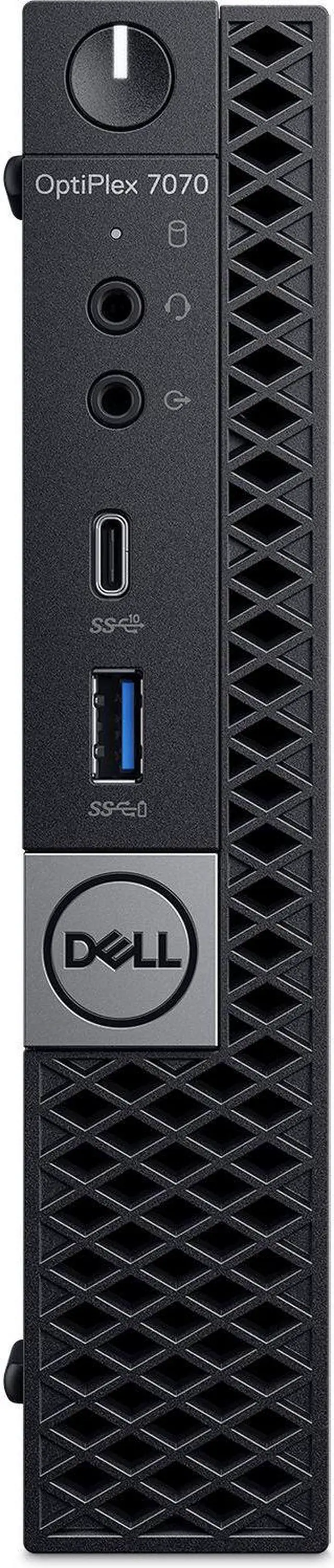 Alt view image 3 of 3 - Dell Optiplex 7070 Micro Form Factor Desktop, Intel Octa-Core i7 9700 3.0Ghz, 32GB DDR4, 128GB SSD Hard Drive, USB Type C, Windows 10 Pro