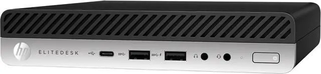 Alt view image 3 of 4 - HP EliteDesk 705 G4 Desktop Mini PC, Ryzen 5 Pro 2400GE 3.2Ghz, 16GB DDR4 RAM, 256GB NVMe M.2 SSD, Radeon Vega Graphics 11, USB Type C, WiFi, Windows 10 Pro