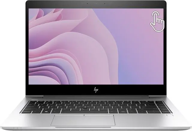 Main image of HP EliteBook 840 G6 14" Touchscreen Laptop, Intel i7 8665U 1.9GHz, 16GB DDR4 RAM, 512GB NVMe M.2 SSD, 1080p Full HD, USB C Thunderbolt 3, Webcam, Windows 11 Pro (Grade B)