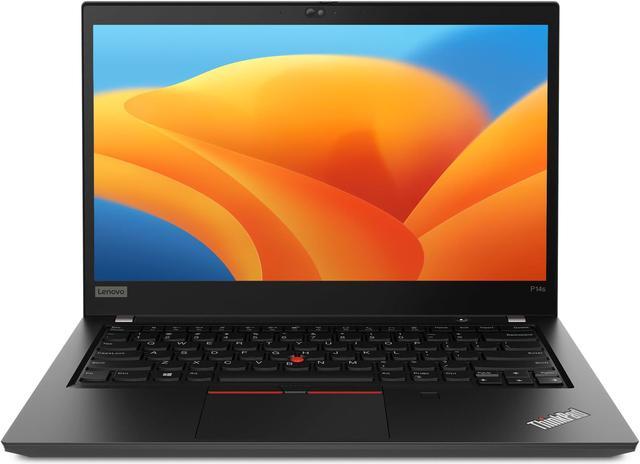 Refurbished: Lenovo Thinkpad P14s Gen 2 14" Laptop, i7 1185G7 3.0Ghz, 32GB DDR4, 256GB NVMe SSD, Quadro T500 4K HDR LCD, Thunderbolt 4, HDMI, Webcam, Windows 10 Pro - Black Laptops / Notebooks -