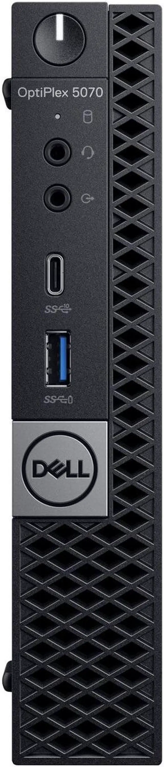 Alt view image 3 of 4 - Dell Optiplex 5070 Micro Form Factor Desktop, Intel Eight-Core i7 9700T 2.0Ghz, 16GB DDR4, 2TB NVMe M.2 SSD, USB Type C, WiFi, Windows 10 Pro
