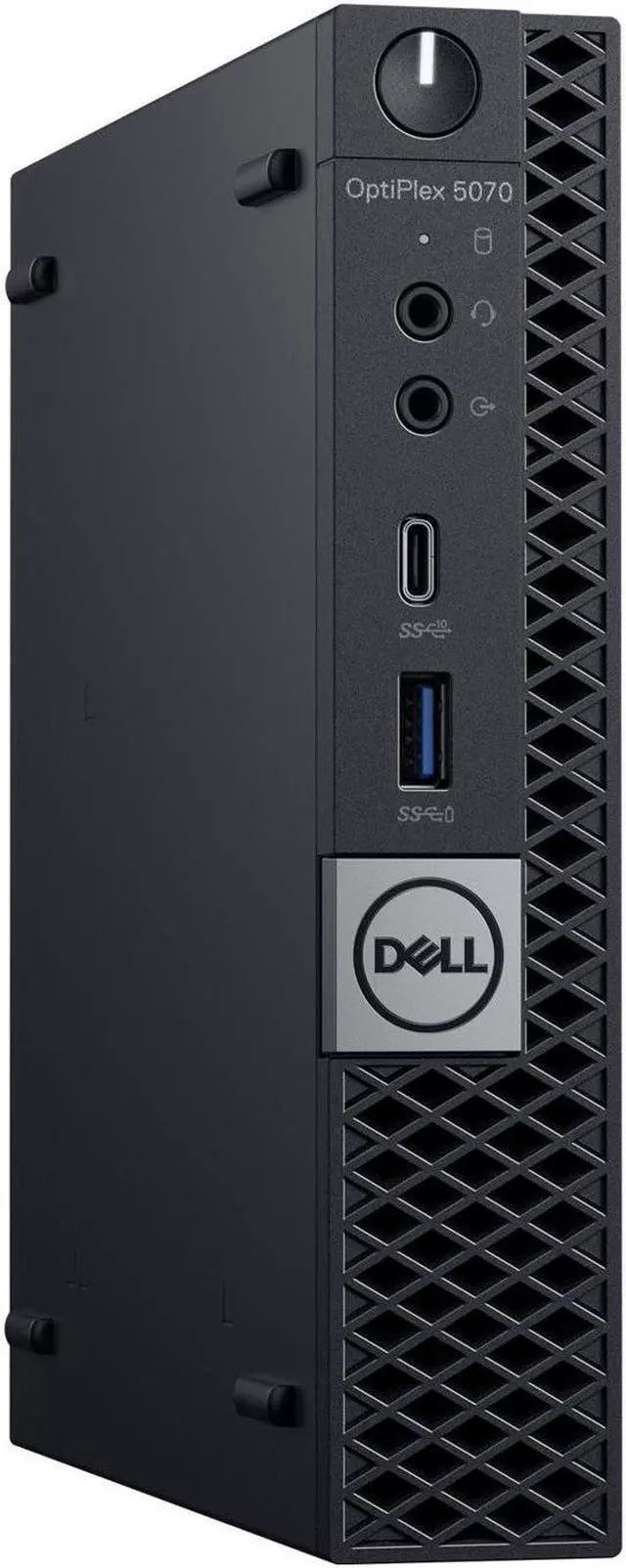 Alt view image 2 of 4 - Dell Optiplex 5070 Micro Form Factor Desktop, Intel Eight-Core i7 9700T 2.0Ghz, 16GB DDR4, 2TB NVMe M.2 SSD, USB Type C, WiFi, Windows 10 Pro