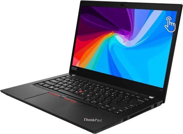 Alt view image 3 of 7 - Lenovo Thinkpad T14 Gen 2 14" Touchscreen Laptop, i5 1145G7 2.6Ghz, 24GB DDR4, 256GB NVMe SSD, 1080p Full HD, Thunderbolt 4, HDMI, Webcam, Windows 11 Pro - Black (Grade B)