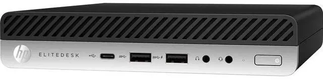 Main image of HP EliteDesk 800 G5 Desktop Mini PC, Intel Six Core i5 9500 3.0Ghz, 16GB DDR4 RAM, 2TB NVMe M.2 SSD, USB Type C, Wifi, Windows 11 Pro (Grade B)