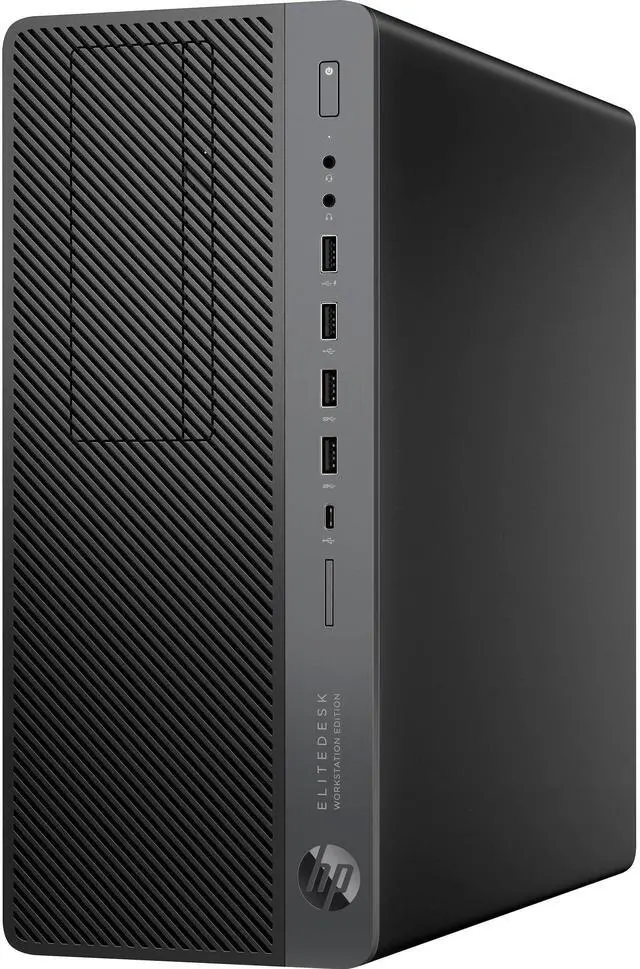 Alt view image 3 of 4 - HP EliteDesk 800 G4 Workstation Edition, Intel i7 8700K 3.7Ghz, 32GB DDR4 RAM, 256GB NVMe PCIe M.2 SSD, Windows 11 Pro (Grade B)
