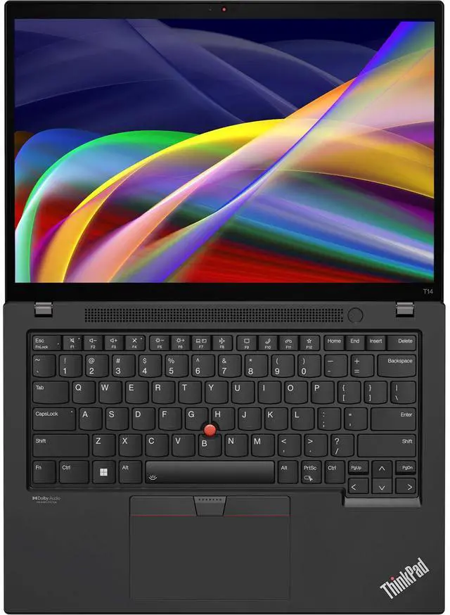 Alt view image 6 of 6 - Lenovo Thinkpad T14 Gen 3 14" Laptop, i5 1245U, 32GB DDR4, 256GB NVMe SSD, Thunderbolt 4, HDMI, Webcam, Windows 11 Pro - Black
