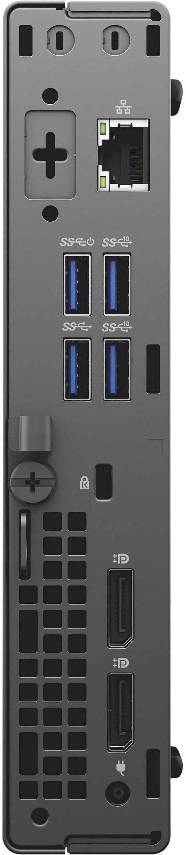 Alt view image 3 of 4 - Dell Optiplex 7080 Micro Form Factor Desktop, Intel i7 10700 2.9Ghz, 16GB DDR4, 256GB NVMe SSD, Wi-Fi, Windows 11 Pro