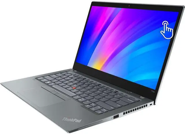 Alt view image 3 of 7 - Lenovo Thinkpad T14s Gen 2 14" Touchscreen Laptop, i5 1135G7 2.4Ghz, 16GB DDR4, 1TB NVMe SSD, 1080p Full HD, Thunderbolt 4, HDMI, Webcam, Windows 11 Pro - Storm Grey