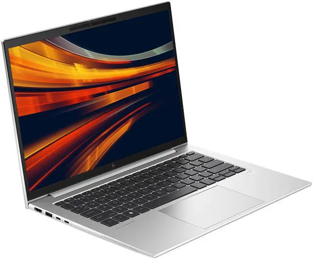 Alt view image 2 of 6 - HP EliteBook 845 G10 14" Laptop, AMD Ryzen 7 PRO 7840U 3.3GHz, 32GB DDR5 RAM, 256GB NVMe M.2 SSD, Full HD, Webcam, Windows 11 Pro