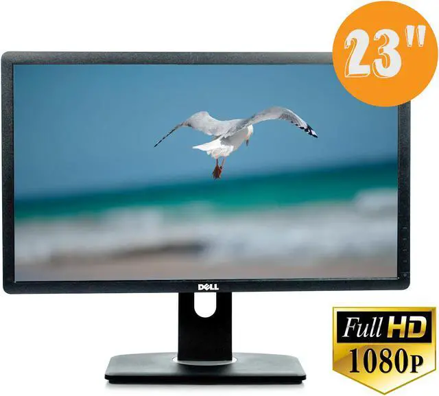 Alt view image 8 of 8 - Dell P2312H Black 23" 5ms Widescreen LED Backlight LCD 1080P FHD Monitor