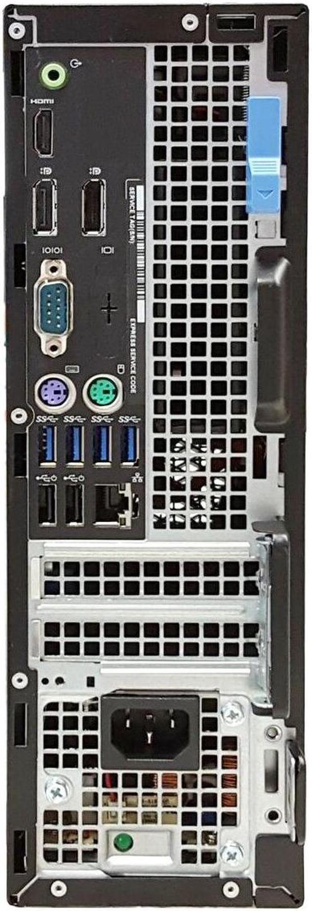 Alt view image 4 of 4 - Dell Optiplex 7050 Small Form Desktop, Intel Quad Core i7 6700 3.4Ghz, 32GB DDR4, 512GB SSD Hard Drive, USB Type C, DVD-RW, HDMI, Windows 10 Pro