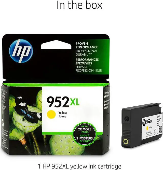 Alt view image 10 of 15 - HP 952XL High Yield Ink Cartridge - Yellow