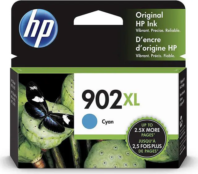 Alt view image 5 of 20 - HP 902XL High Yield Cyan Original Ink Cartridge, ~750 pages, T6M02AN#140