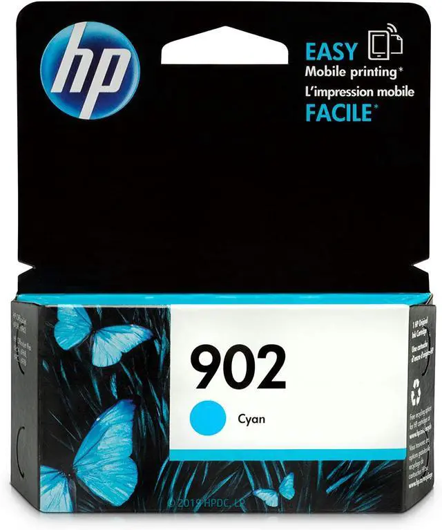 Alt view image 7 of 20 - HP 902 Cyan Original Ink Cartridge, ~315 pages, T6L86AN#140