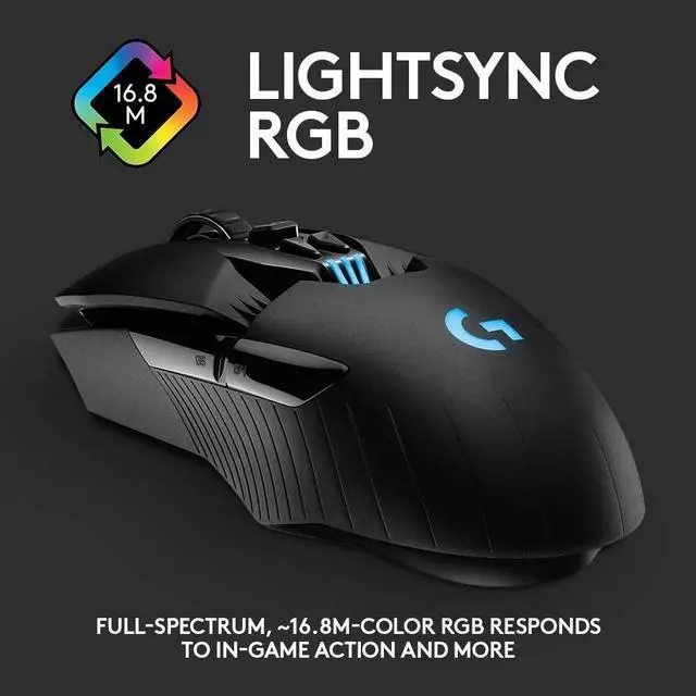 Alt view image 6 of 20 - Logitech 910-005670 G903 LIGHTSPEED Wireless Gaming Mouse