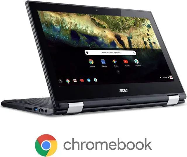 Alt view image 16 of 20 - Acer Chromebook R 11 Chromebook Intel Celeron N3060 4GB Memory 32 GB Flash SSD 11.6" Touch Screen Chrome OS C738T-C7KD