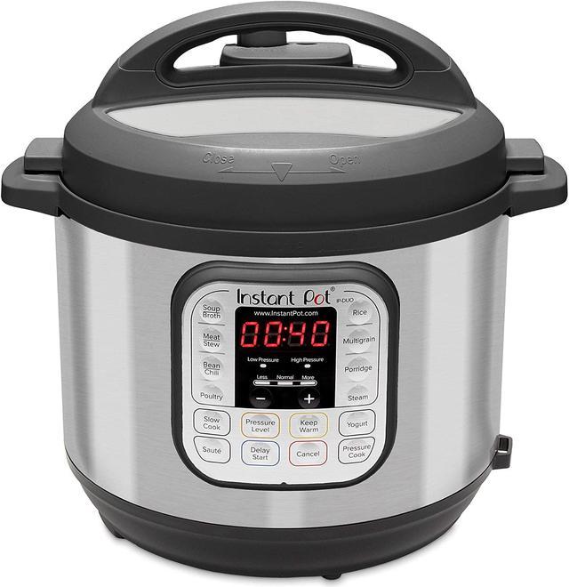 Instant Pot 7-in-1 Programmable Pressure Cooker with Stainless Steel  Cooking Pot and Exterior (6-Quart/1000-Watt)