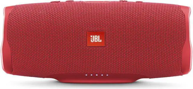 Alt view image 4 of 9 - JBL Charge 4 Portable Bluetooth Speaker (Red)