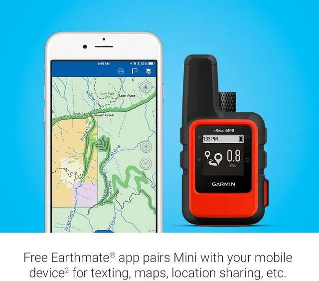 Alt view image 7 of 9 - Garmin 010-01879-00 Inreach Mini Lightweight & Compact Satellite Communicator, Orange