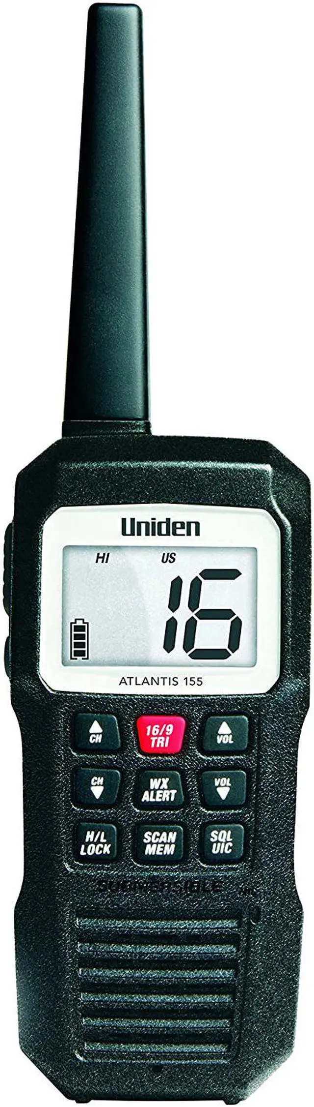 Alt view image 4 of 19 - UNIDEN Handheld 2-Way VHF Marine Radio Floating ATLANTIS 155