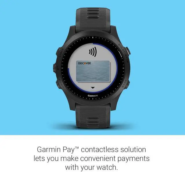 Alt view image 10 of 14 - Garmin Forerunner 945 Music Premium GPS Running / Triathlon Smartwatch - Black