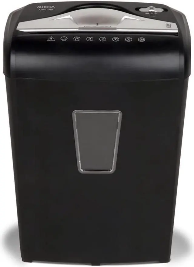 Alt view image 6 of 11 - Aurora AU870MA High-Security 8-Sheet Micro-Cut Paper, Credit Card Shredder
