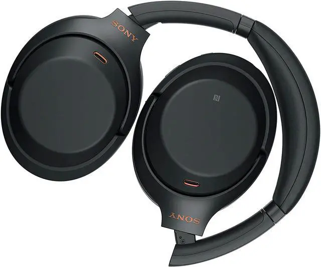 Alt view image 8 of 20 - Sony WH-1000XM3/B Wireless Industry-Leading Noise-Cancelling Over-Ear Headphones (Black)