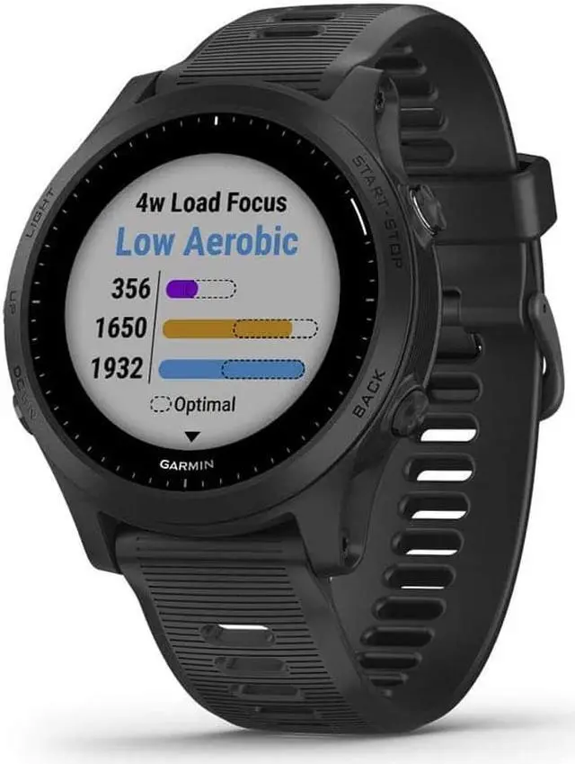 Alt view image 7 of 14 - Garmin Forerunner 945 Music Premium GPS Running / Triathlon Smartwatch - Black
