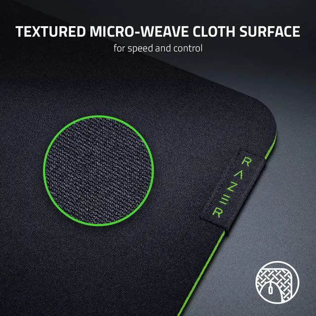 Alt view image 2 of 8 - Razer Gigantus v2 Cloth Gaming Mouse Pad (Large): Thick, High-Density Foam - Non-Slip Base - Classic Black