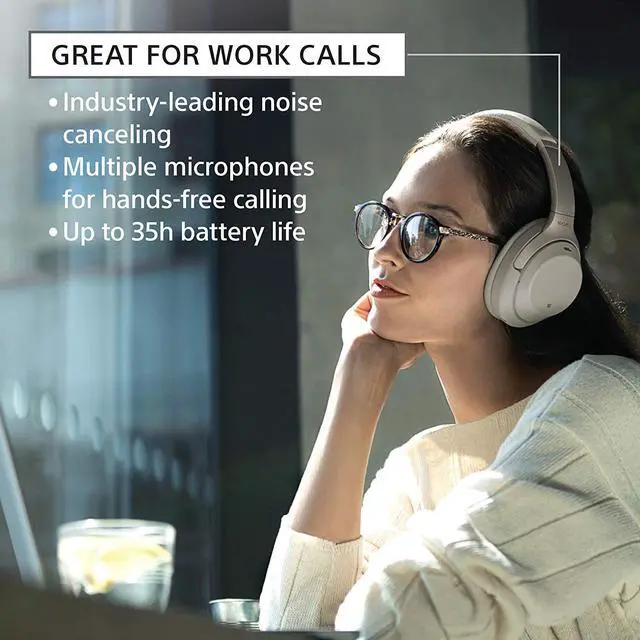 Alt view image 14 of 20 - Sony WH-1000XM3/B Wireless Industry-Leading Noise-Cancelling Over-Ear Headphones (Black)