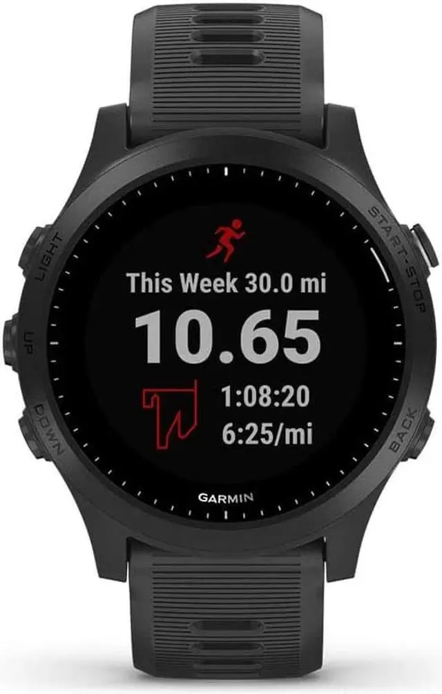 Alt view image 8 of 14 - Garmin Forerunner 945 Music Premium GPS Running / Triathlon Smartwatch - Black