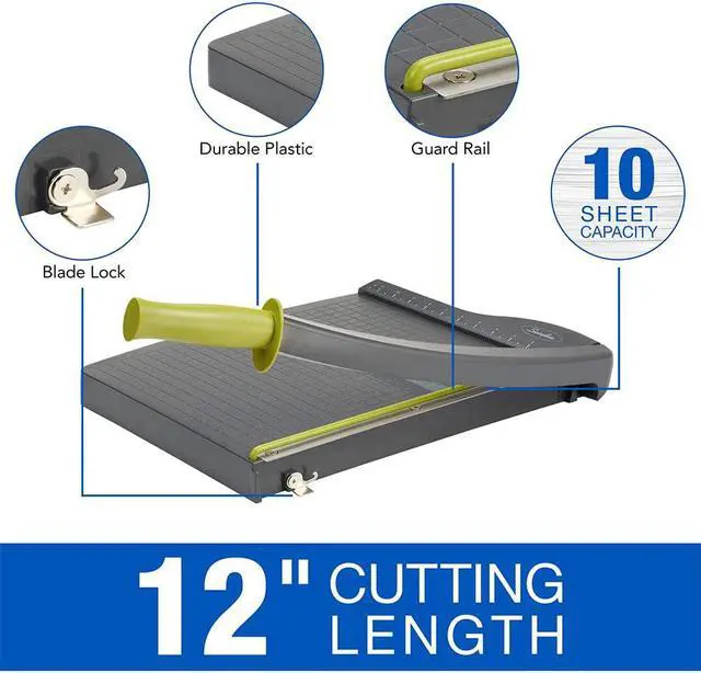 Alt view image 3 of 20 - Swingline ClassicCut Lite 12" Guillotine Paper Cutter