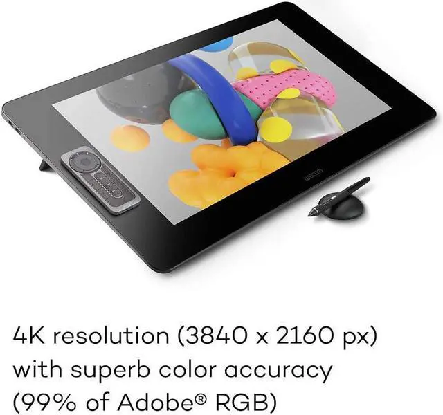 Alt view image 5 of 8 - Wacom DTK2420K0 Cintiq Pro 24 Creative Pen Display - 4K Graphic Drawing Monitor with 8192 Pen Pressure and 99% Adobe RGB , Black