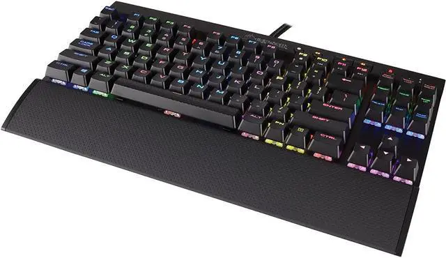 Alt view image 6 of 9 - Corsair K65 LUX RGB Compact Mechanical Gaming Keyboard - Cherry MX RGB Red (NA)