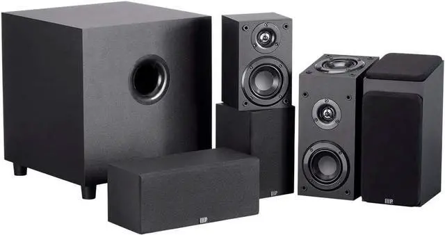 Alt view image 7 of 13 - Monoprice Premium 5.1.2-Ch. Immersive Home Theater System - Black With 8 Inch 200 Watt Subwoofer