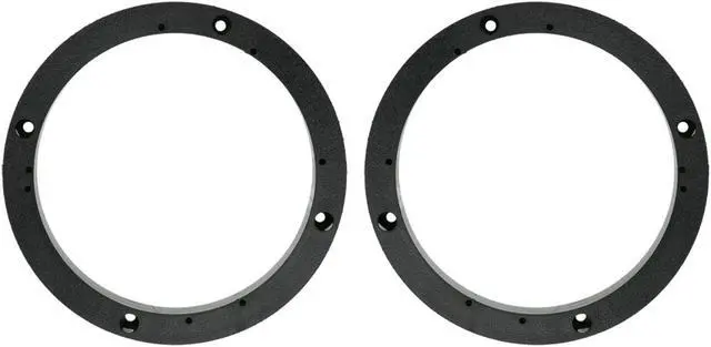 Alt view image 8 of 8 - METRA 82-4300 UNIVERSAL 1 INCH SPEAKER ADAPTER BRACKET SPACER RINGS 6" SPKR NEW