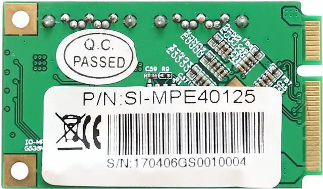 Alt view image 12 of 16 - IOCrest 4 Port SATA III Mini PCI-e Controller Card - SI-MPE40125
